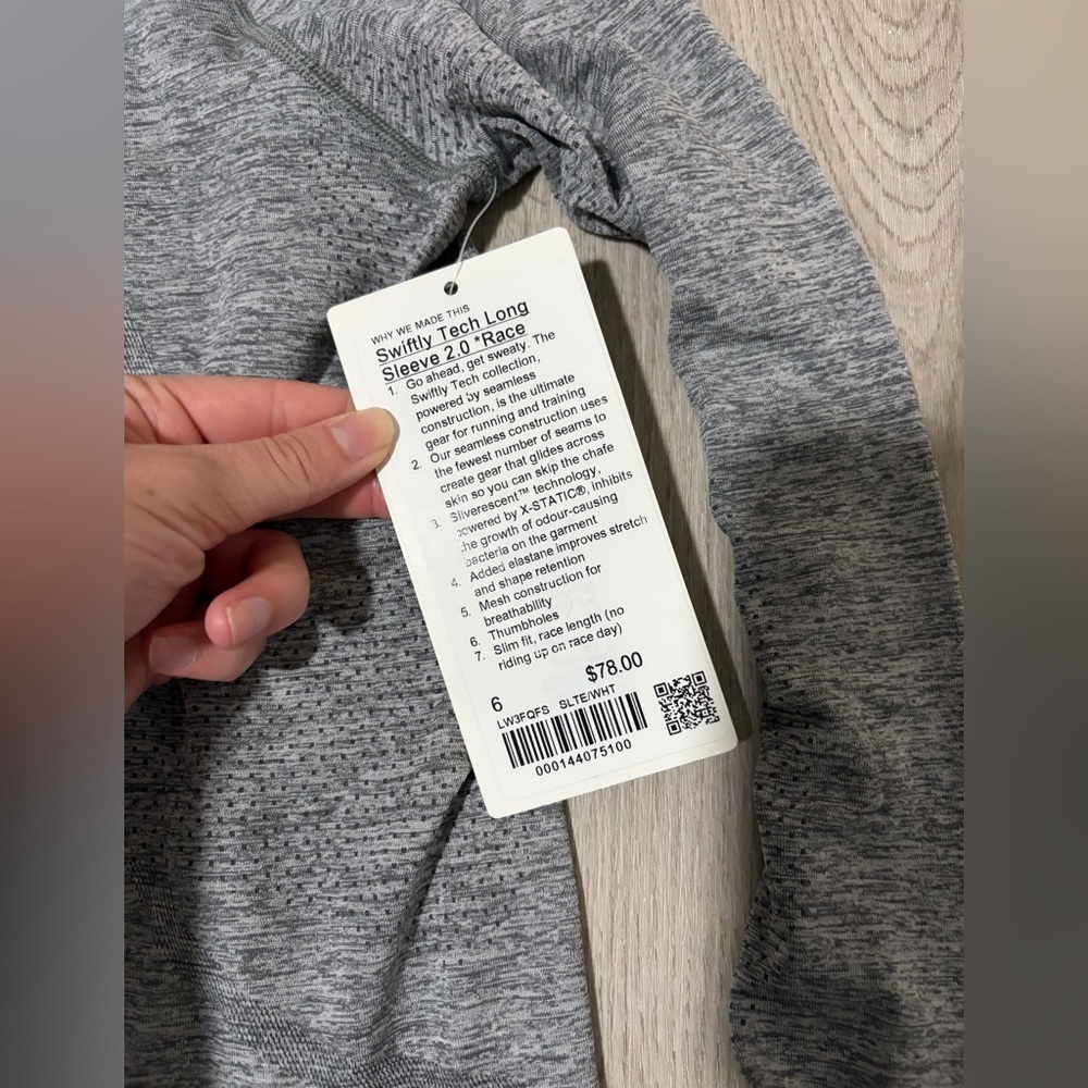 NWT Lululemon Swiftly - Picture 3 of 6